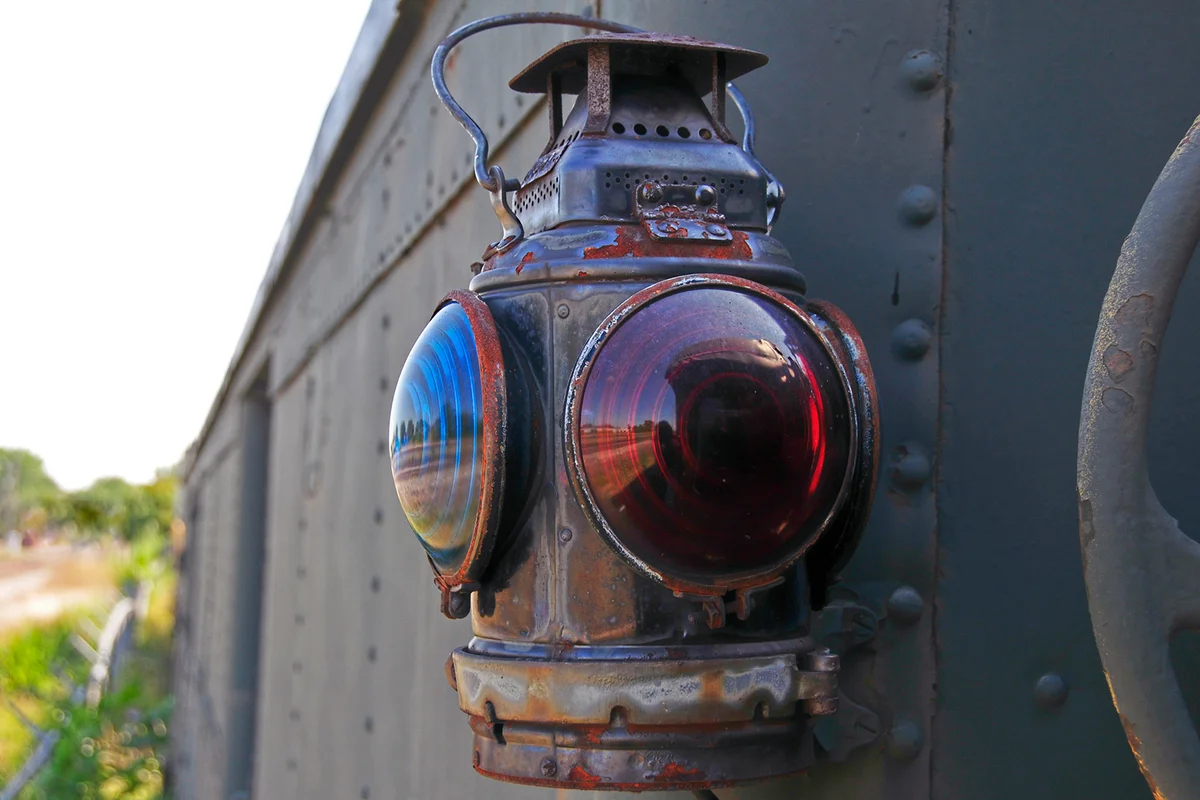 Lantern on Train