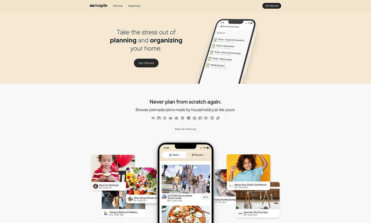 Screenshot of Growmaple.com