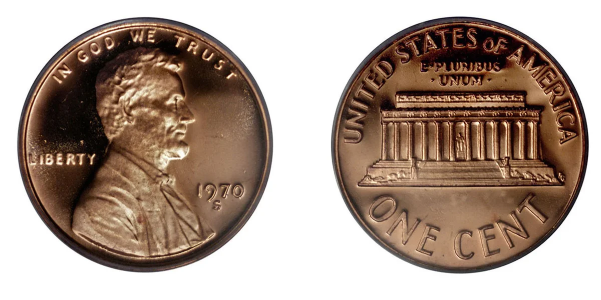 1970-S 1C Small Date PR69 Deep Cameo