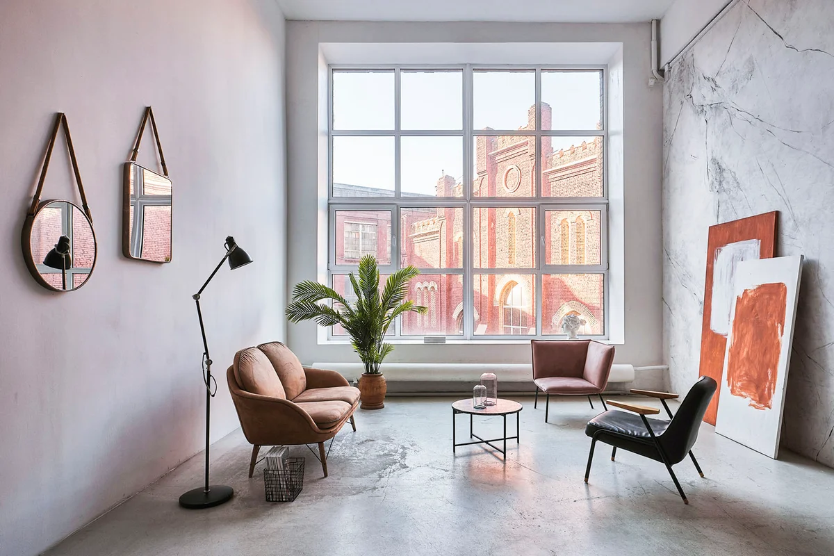 small loft apartment with a view
