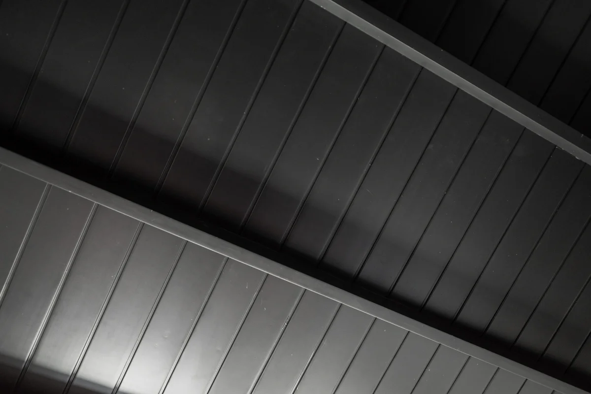 Wooden Black Fence Ceiling