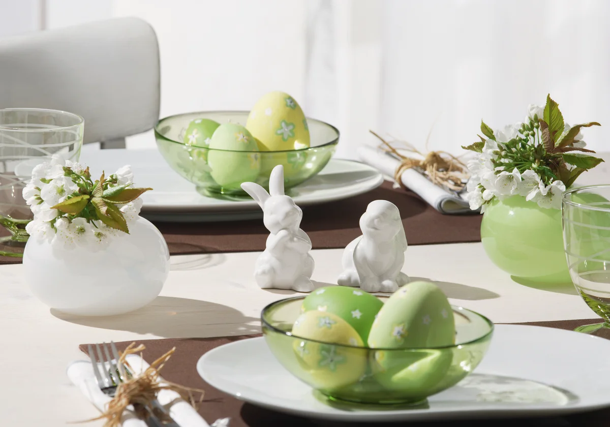 spring glass bowls