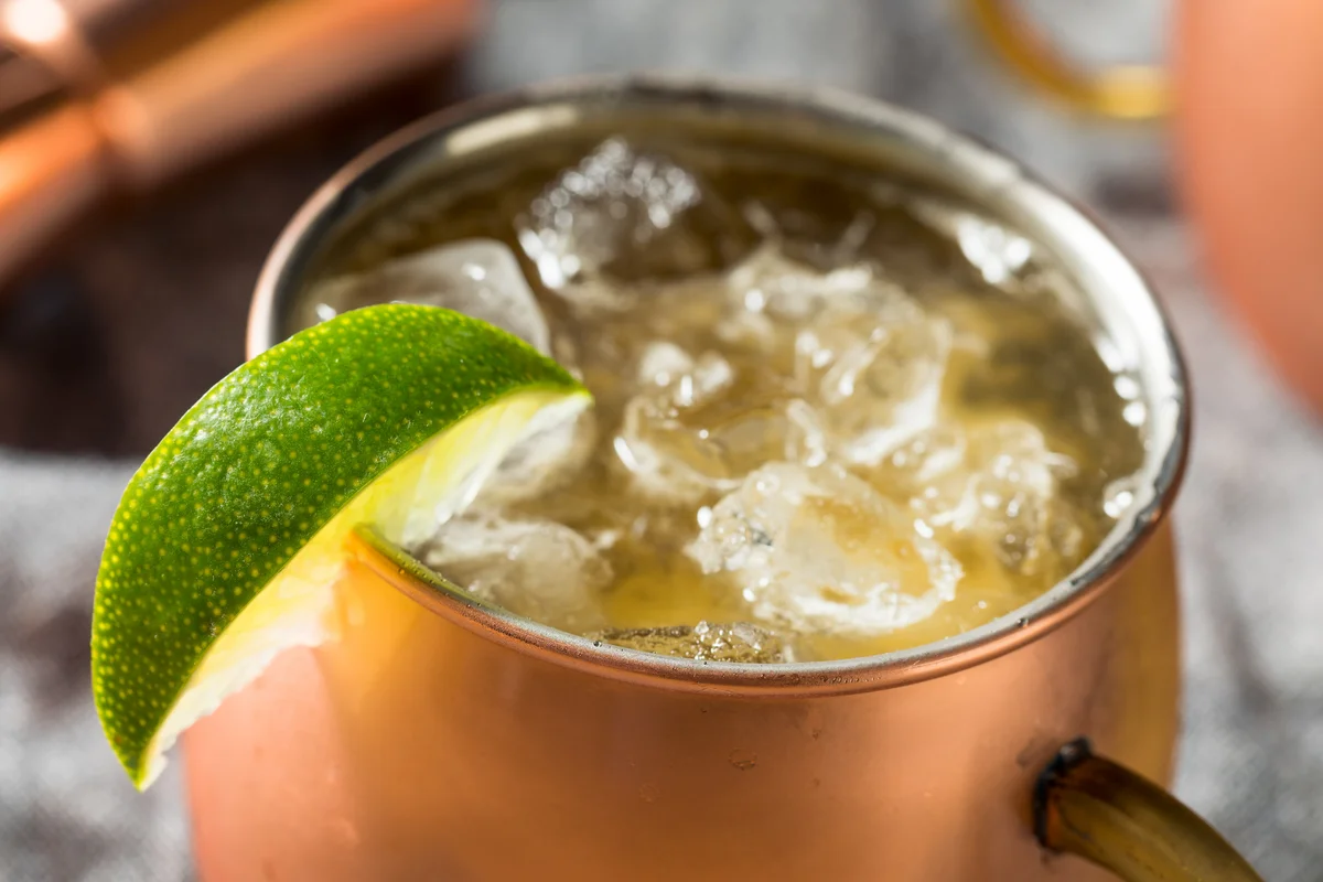 peach Kentucky mule