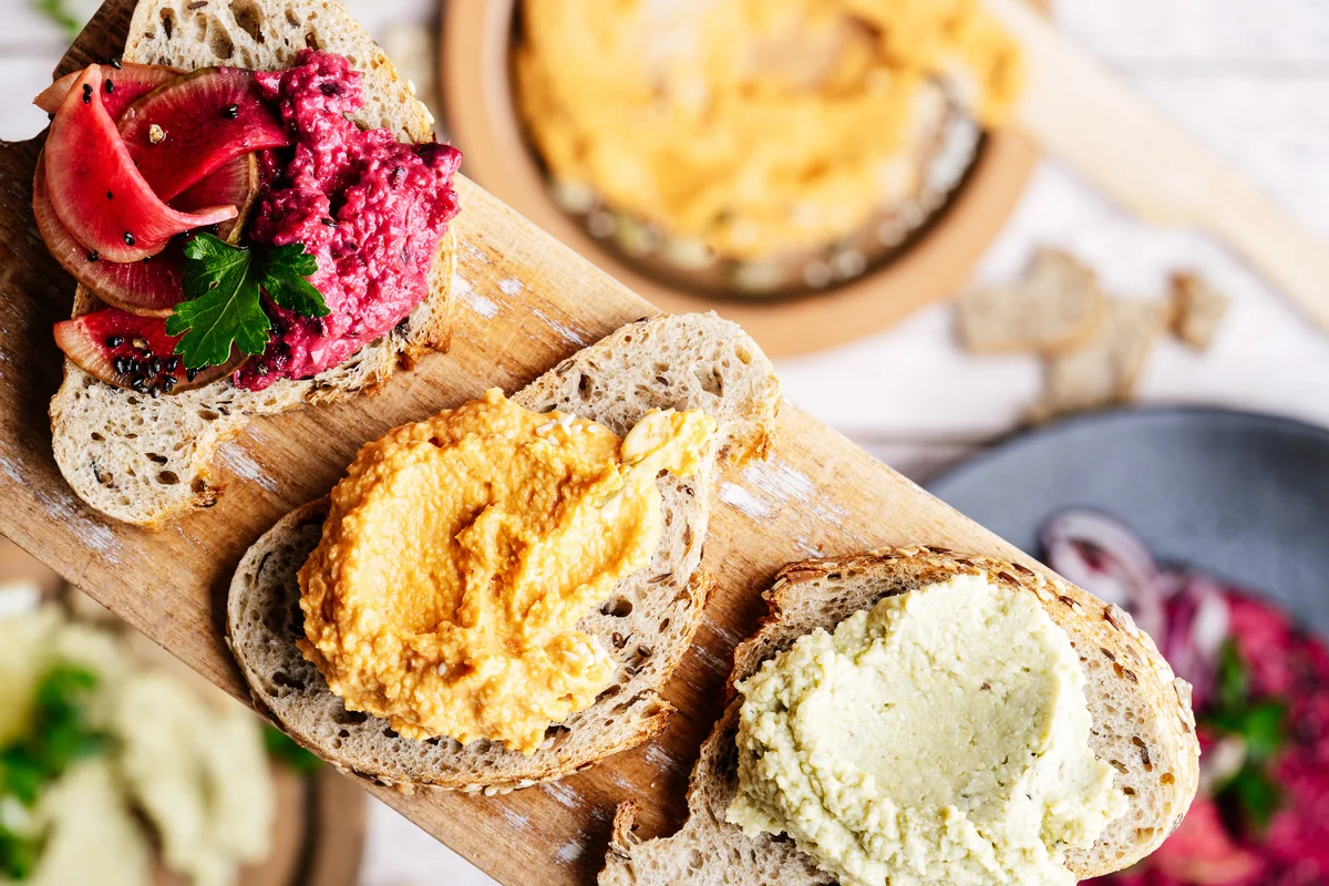 hummus board