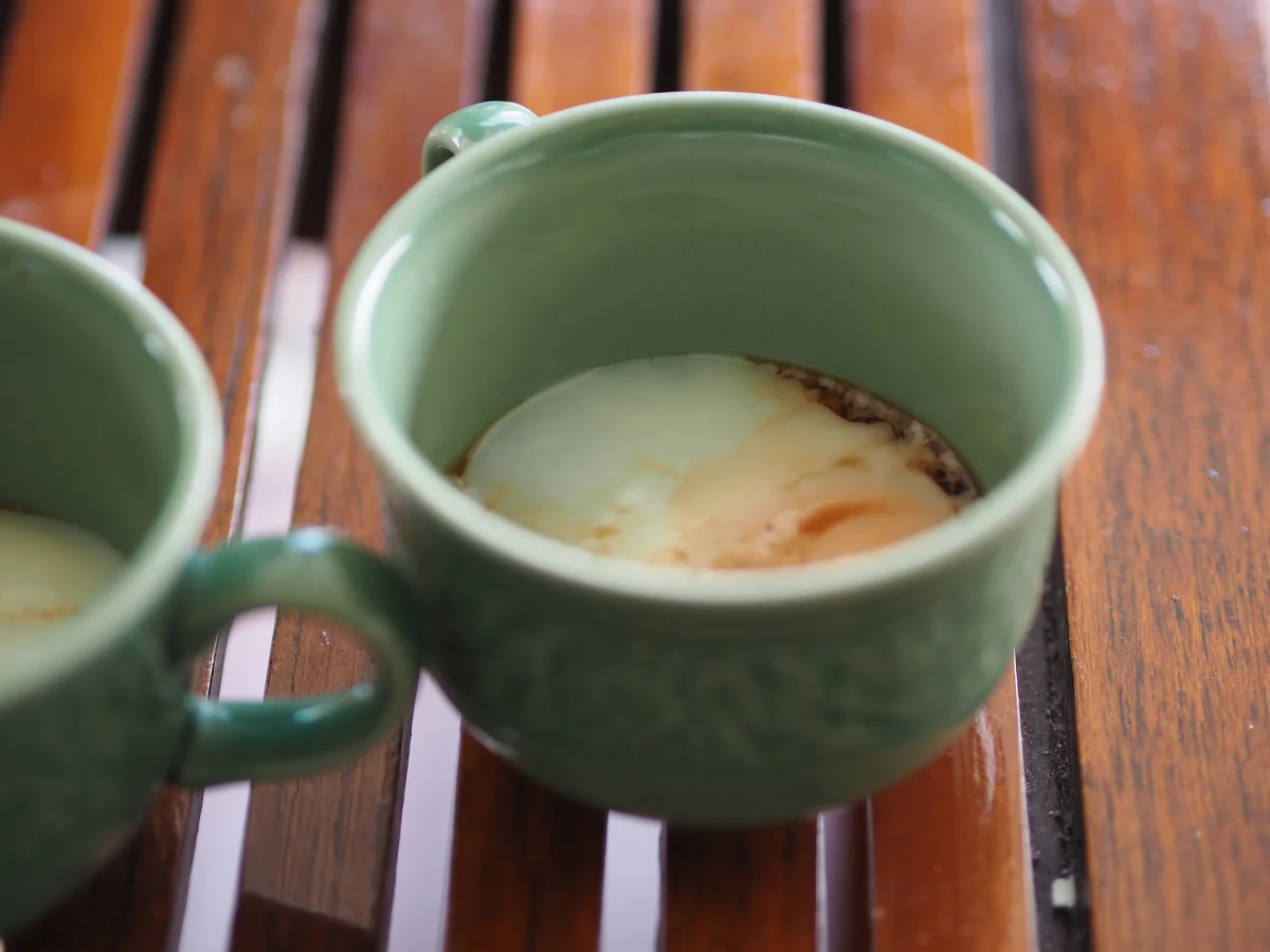 egg in a mug