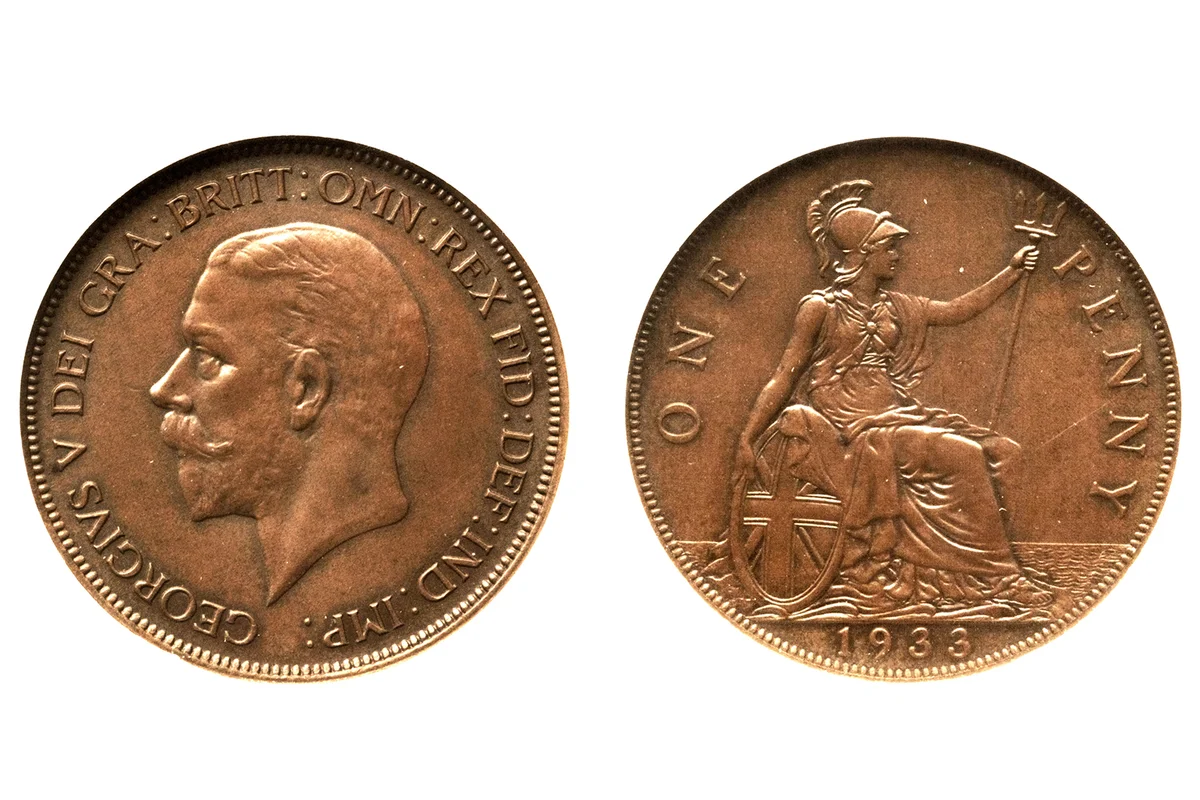 George V Penny 1933
