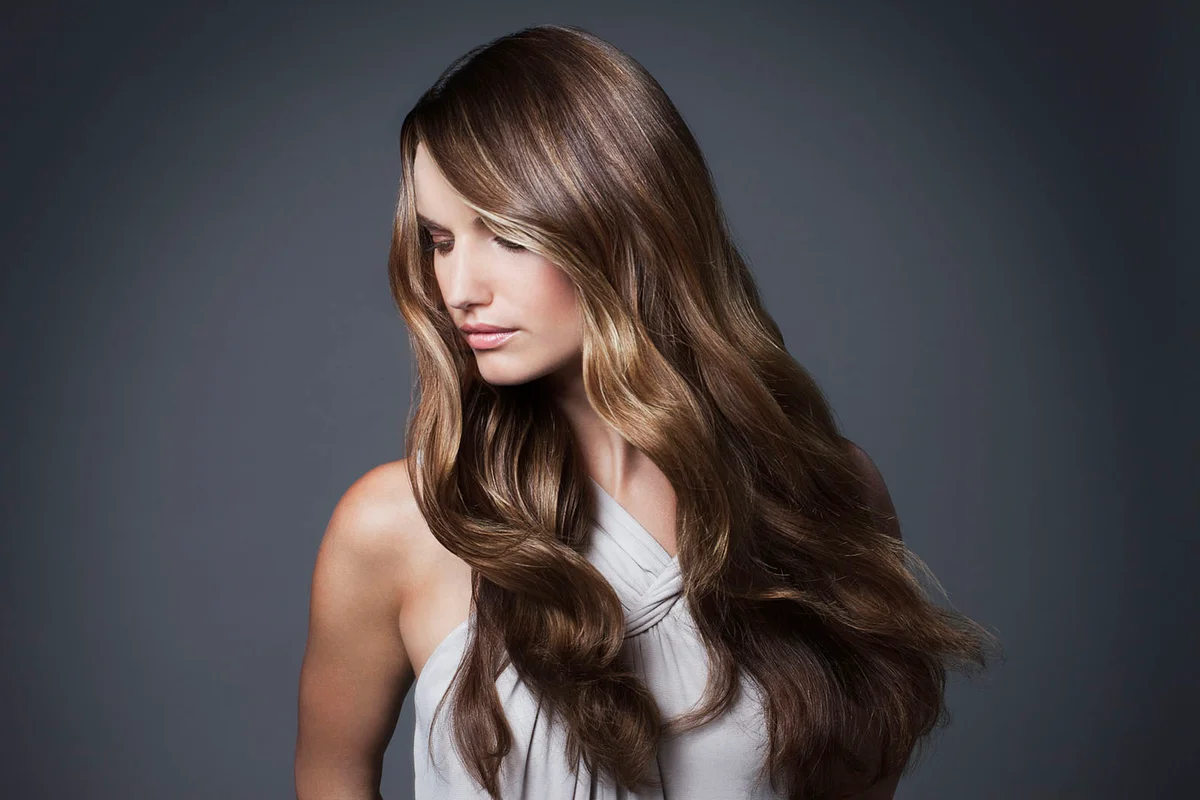 young woman with long brown hair