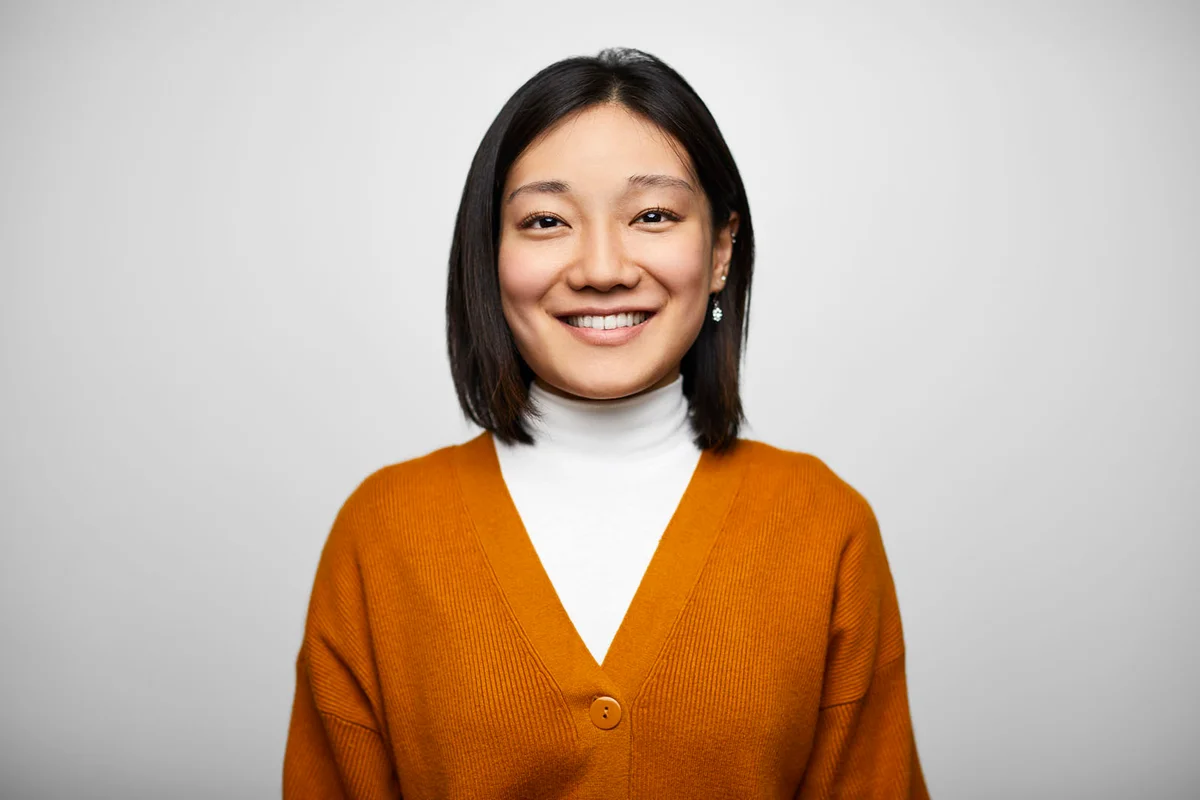 Portrait of smiling young businesswoman