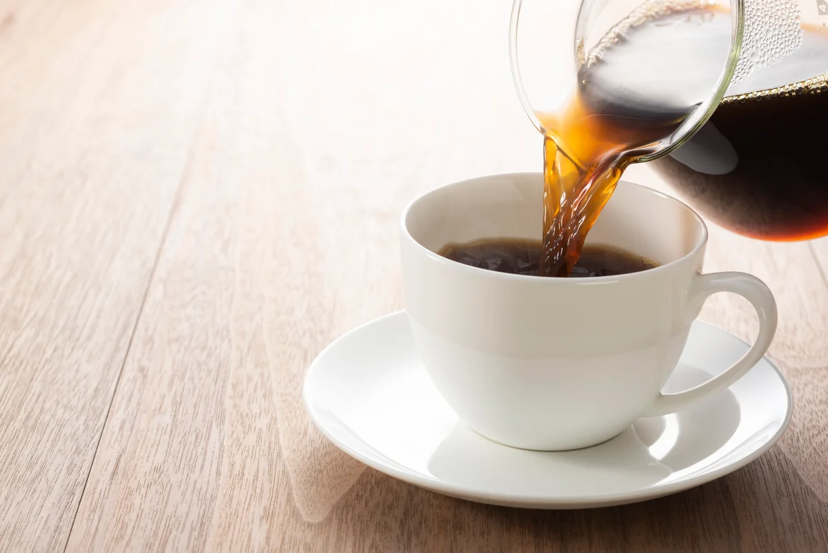 cup of black coffee
