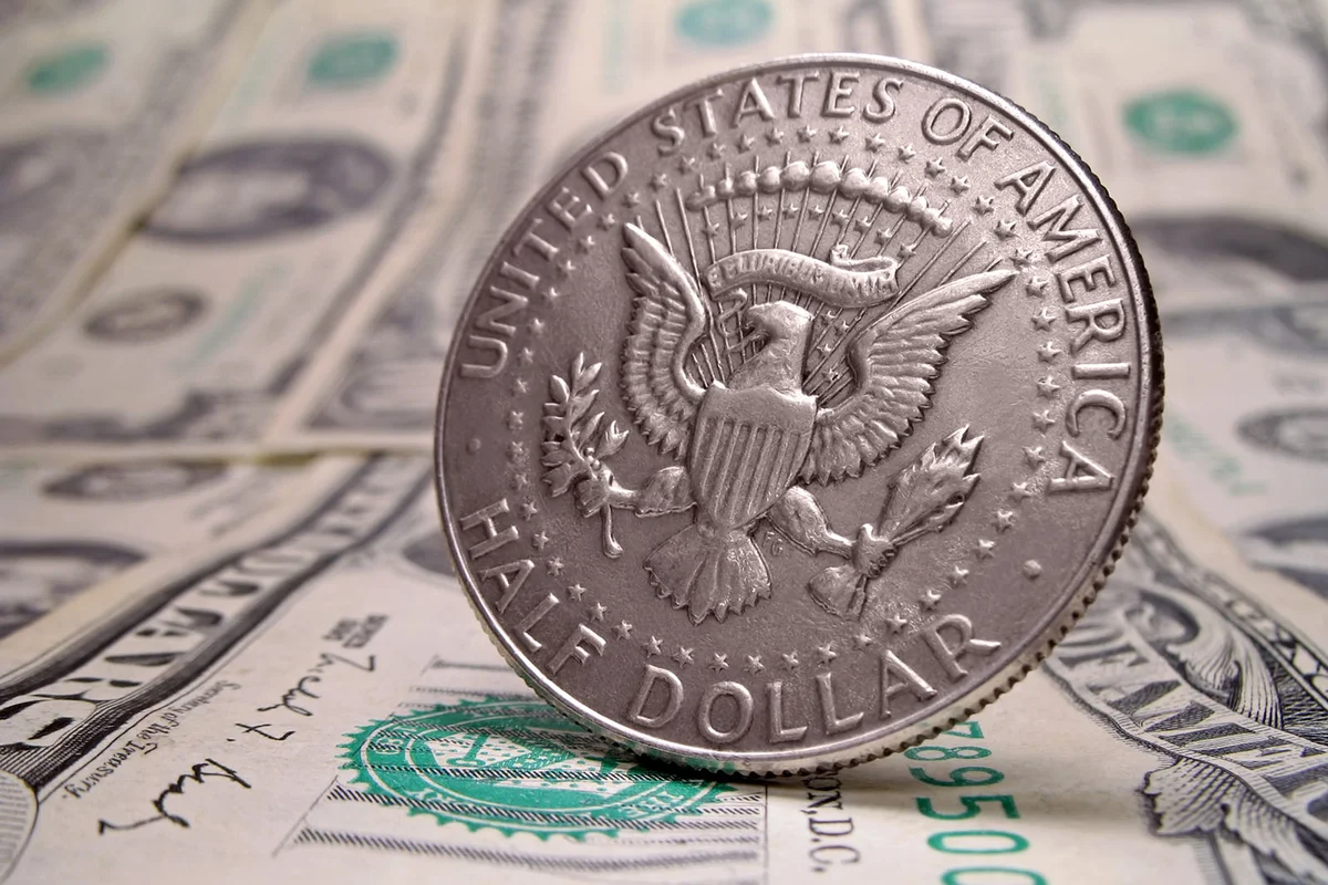 Half dollar coin
