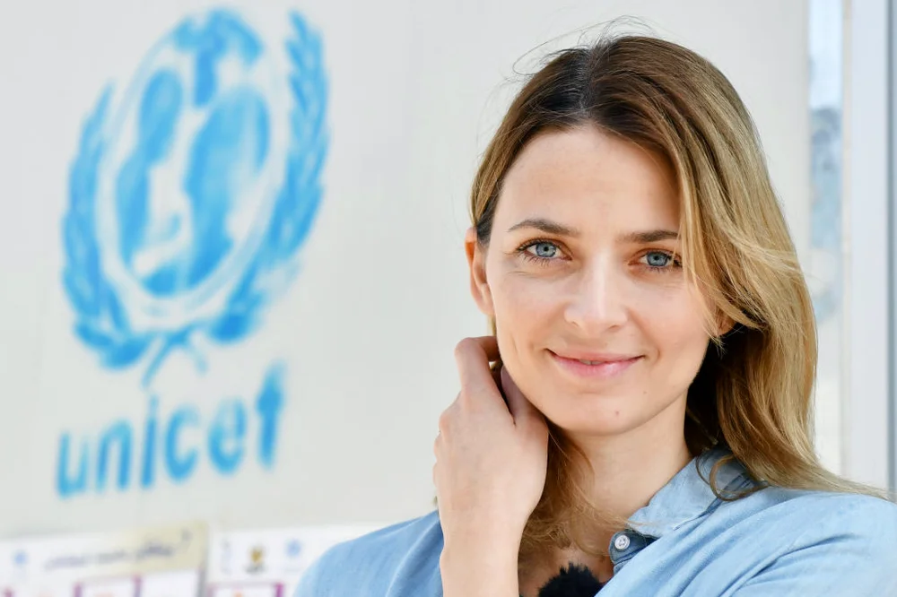 Eva Padberg visits Unicef projects