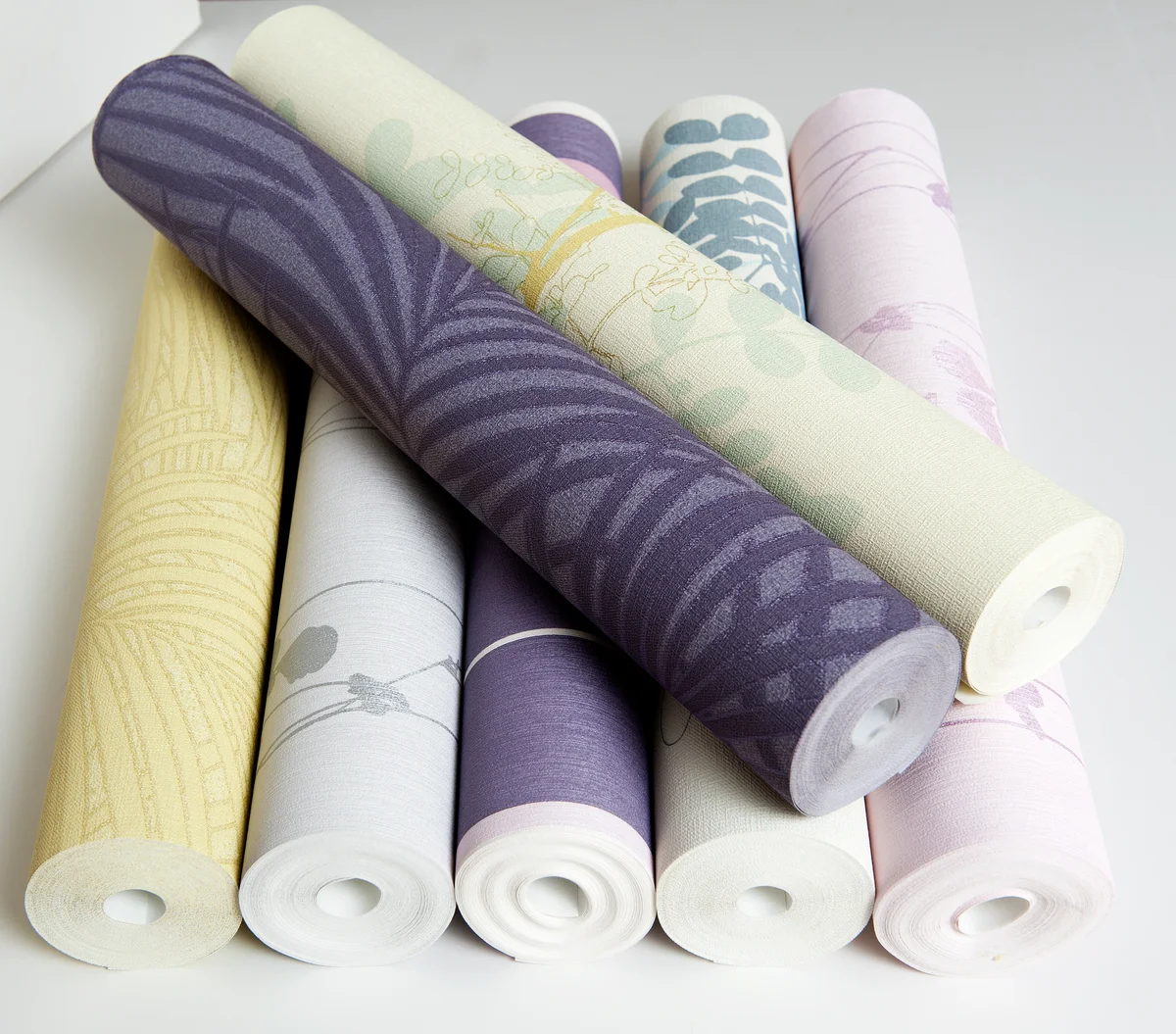 rolls of wallpaper