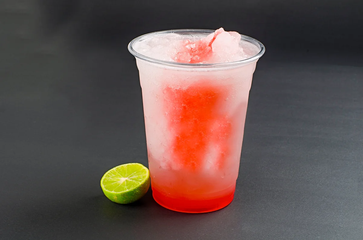 cherry bourbon slush