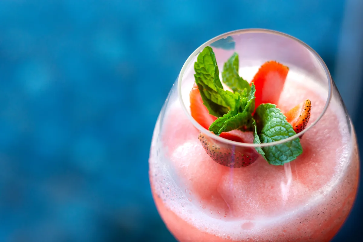 berry bourbon slush