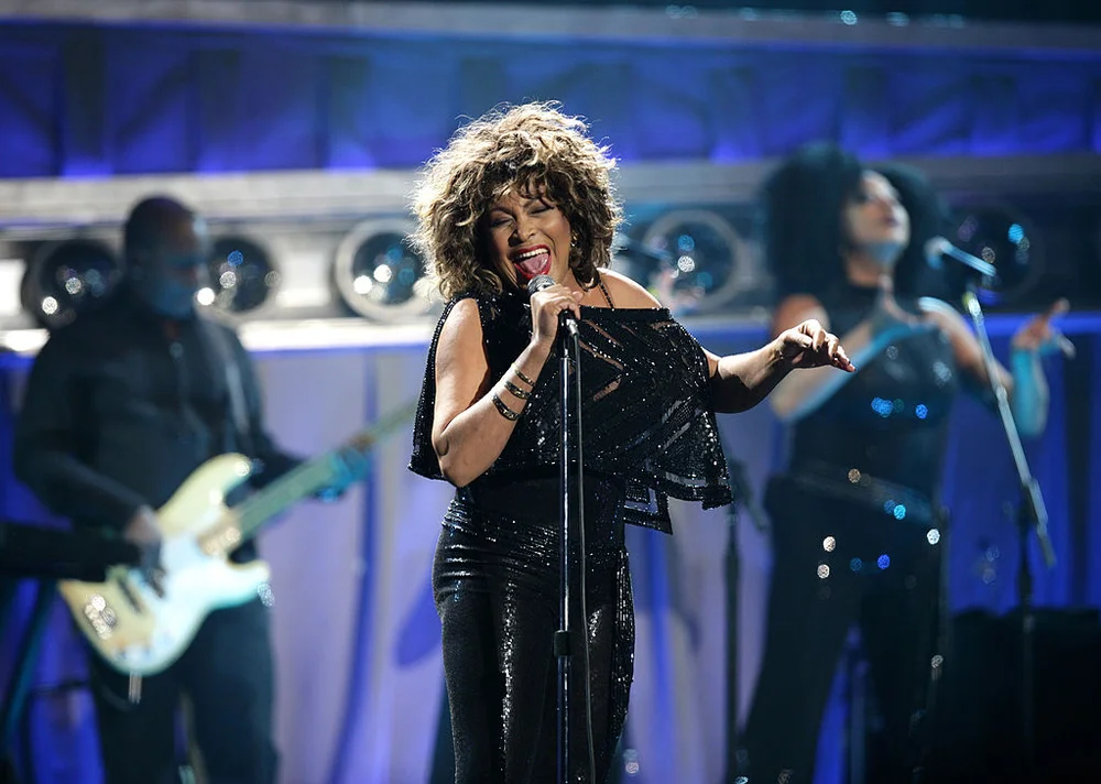 Tina Turner performing in 2009