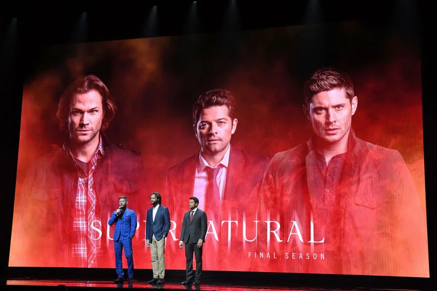 Jensen Ackles, Jared Padalecki, and Misha Collins of "Supernatural"