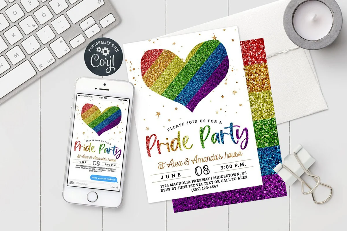 Pride Party Invitation