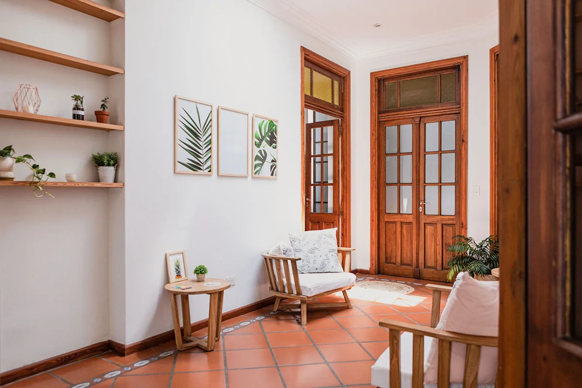 Foyer in old building
