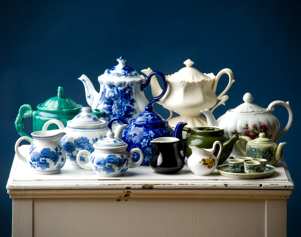vintage teapots