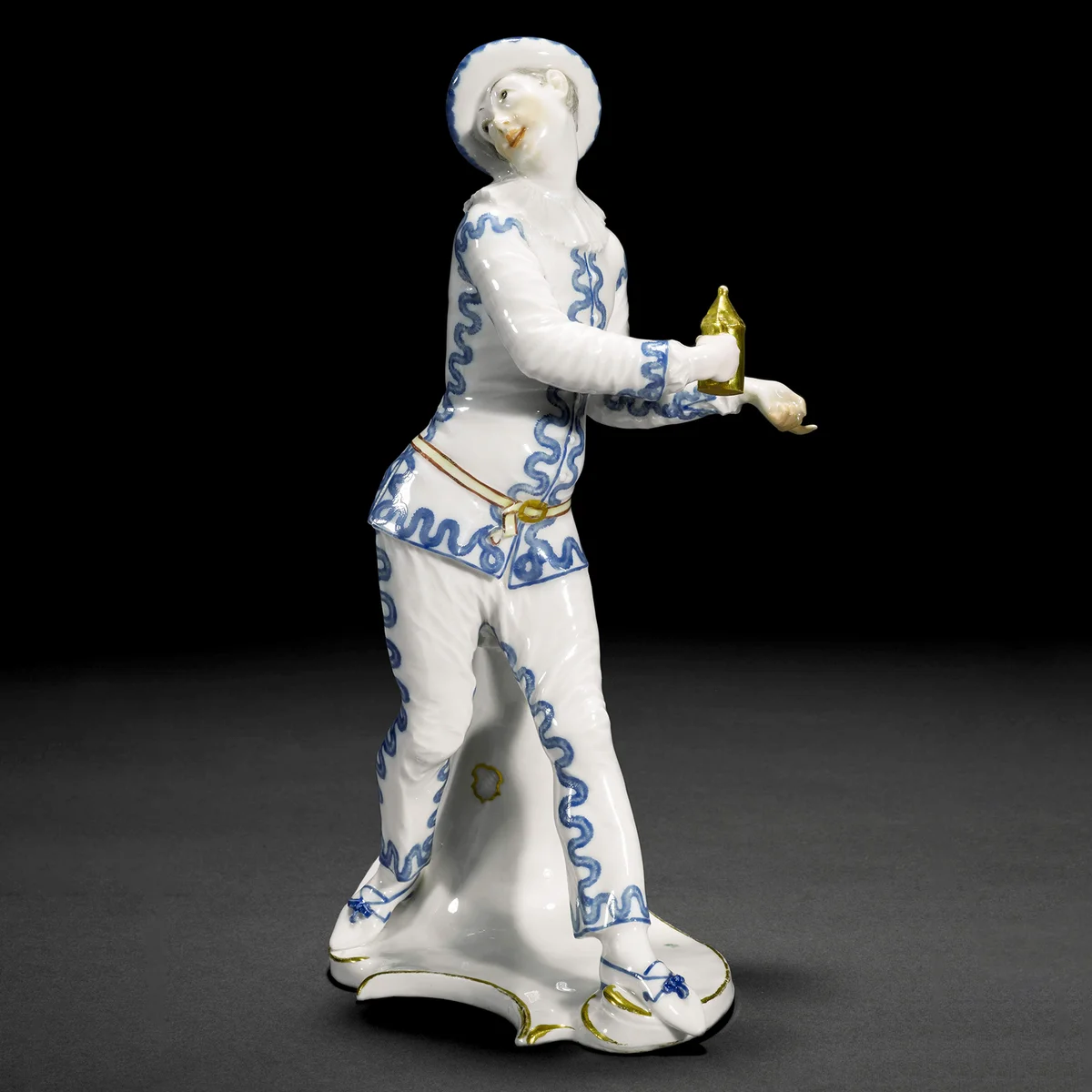 An Important Nymphenburg figure of Pierrot from the Commedia dell’arte, circa 1759-65