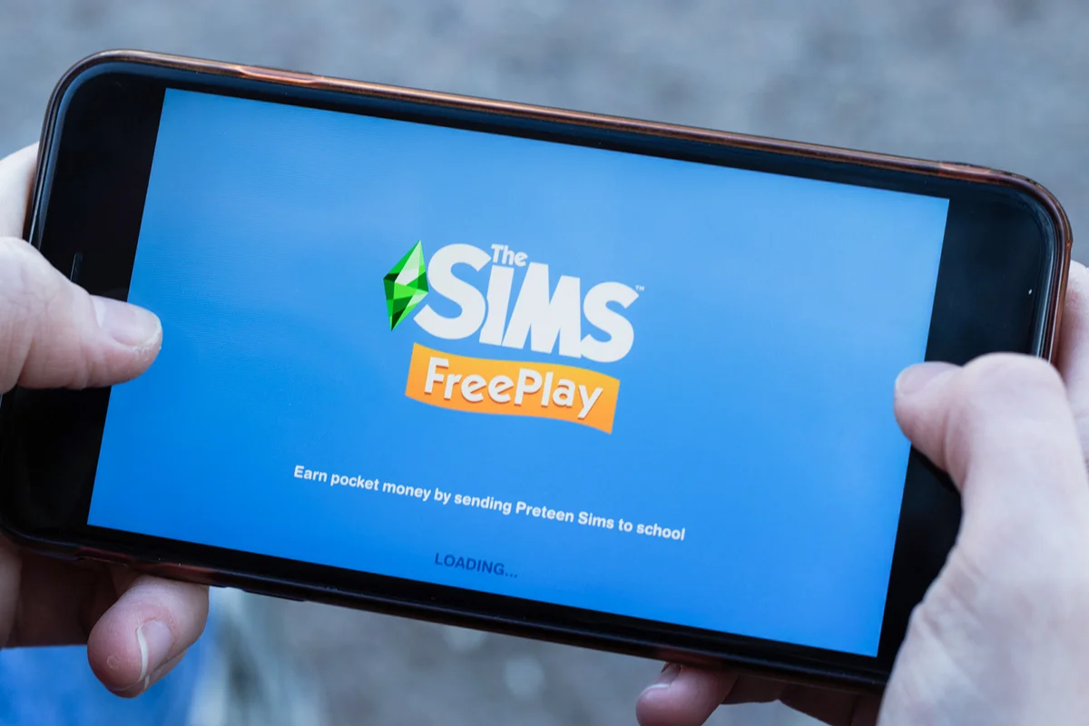 The Sims Free Play mobile game app logo