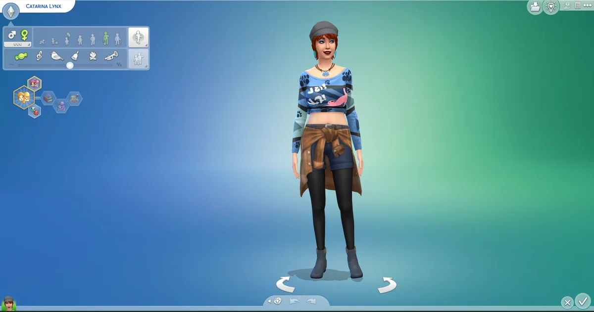 Screenshot of Sims Game