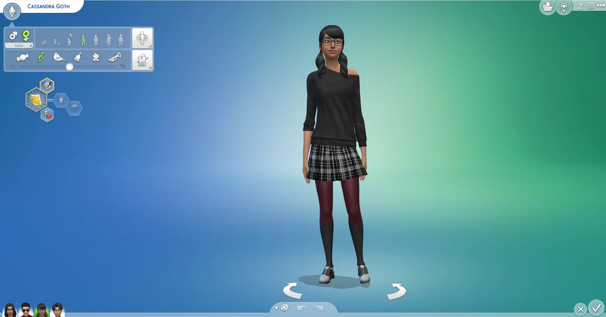 Screenshot of Sims Game