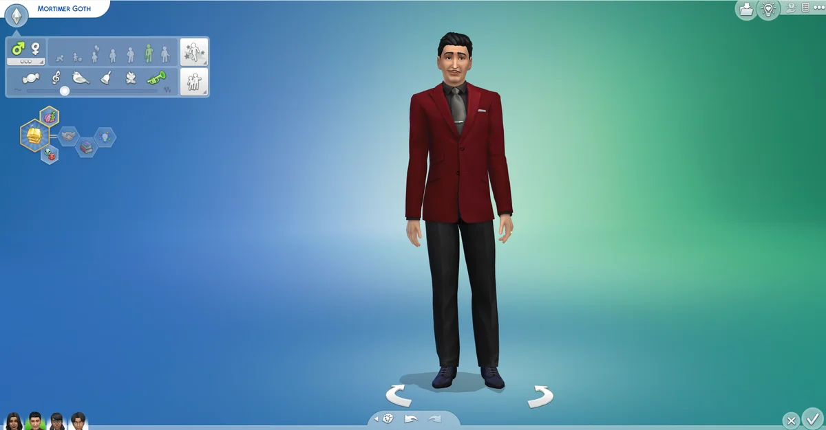 Screenshot of Sims Game