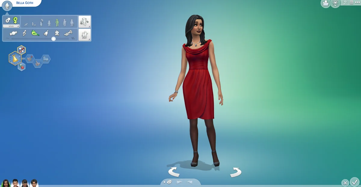 Screenshot of Sims Game