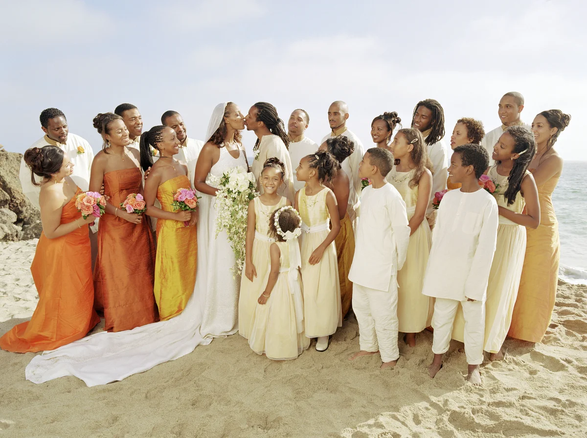 Beach wedding in LA