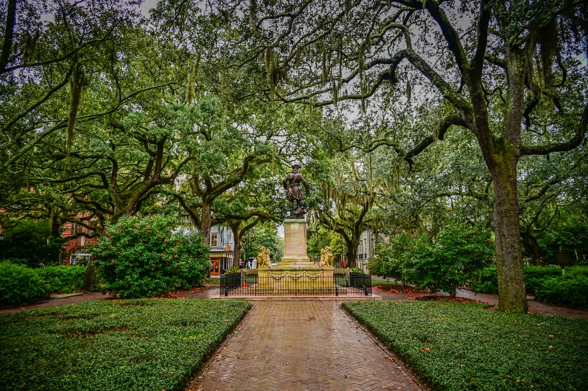 square in Savannah GA