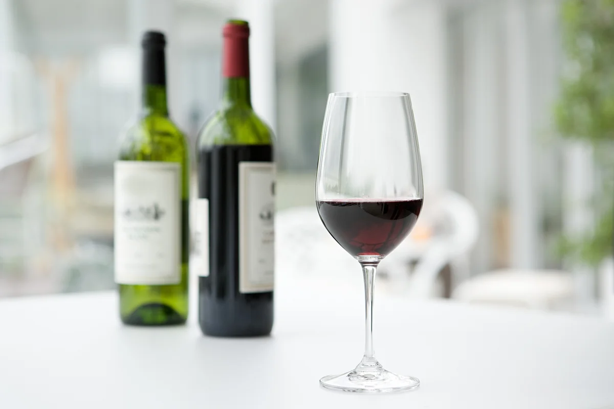 glass of red wine