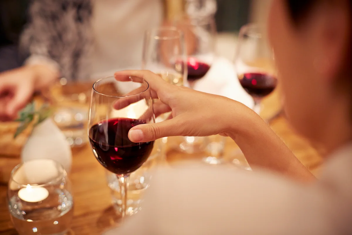 glass of syrah