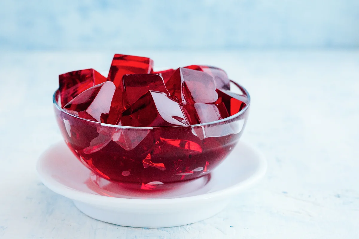 Red Jello Cubes