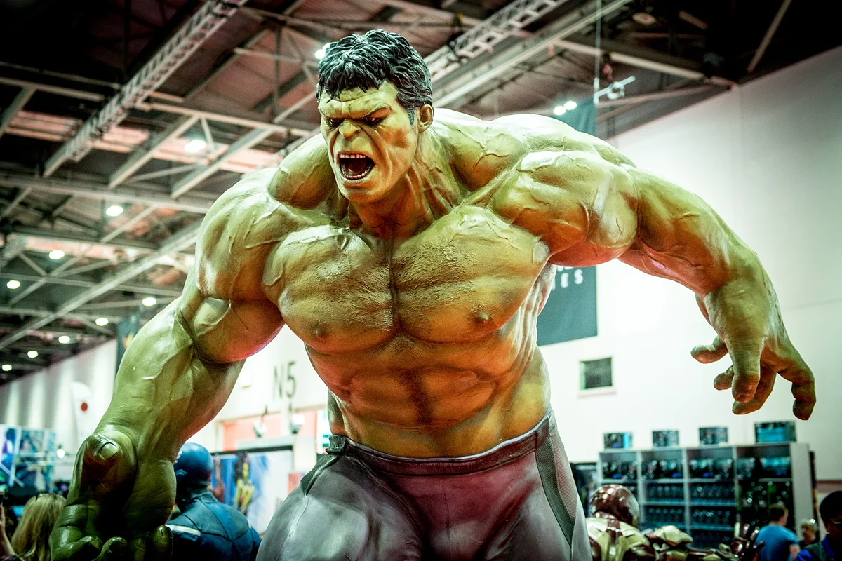 The Hulk seen during MCM London Comic Con 2017