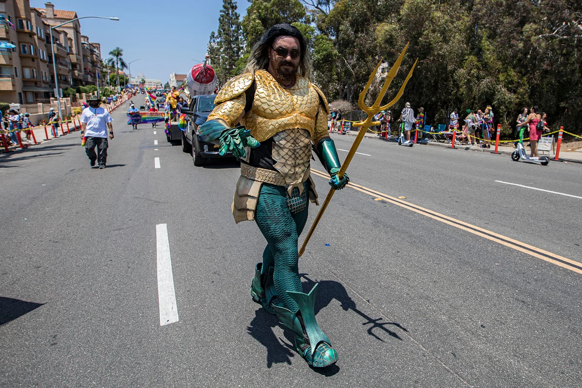 Cosplayer Adam Kyron Murillo as Aquaman