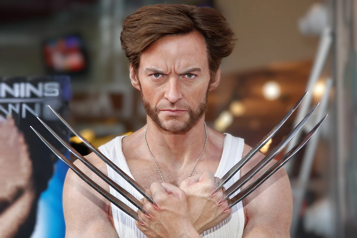 Hugh Jackman's "Wolverine" Wax Figure