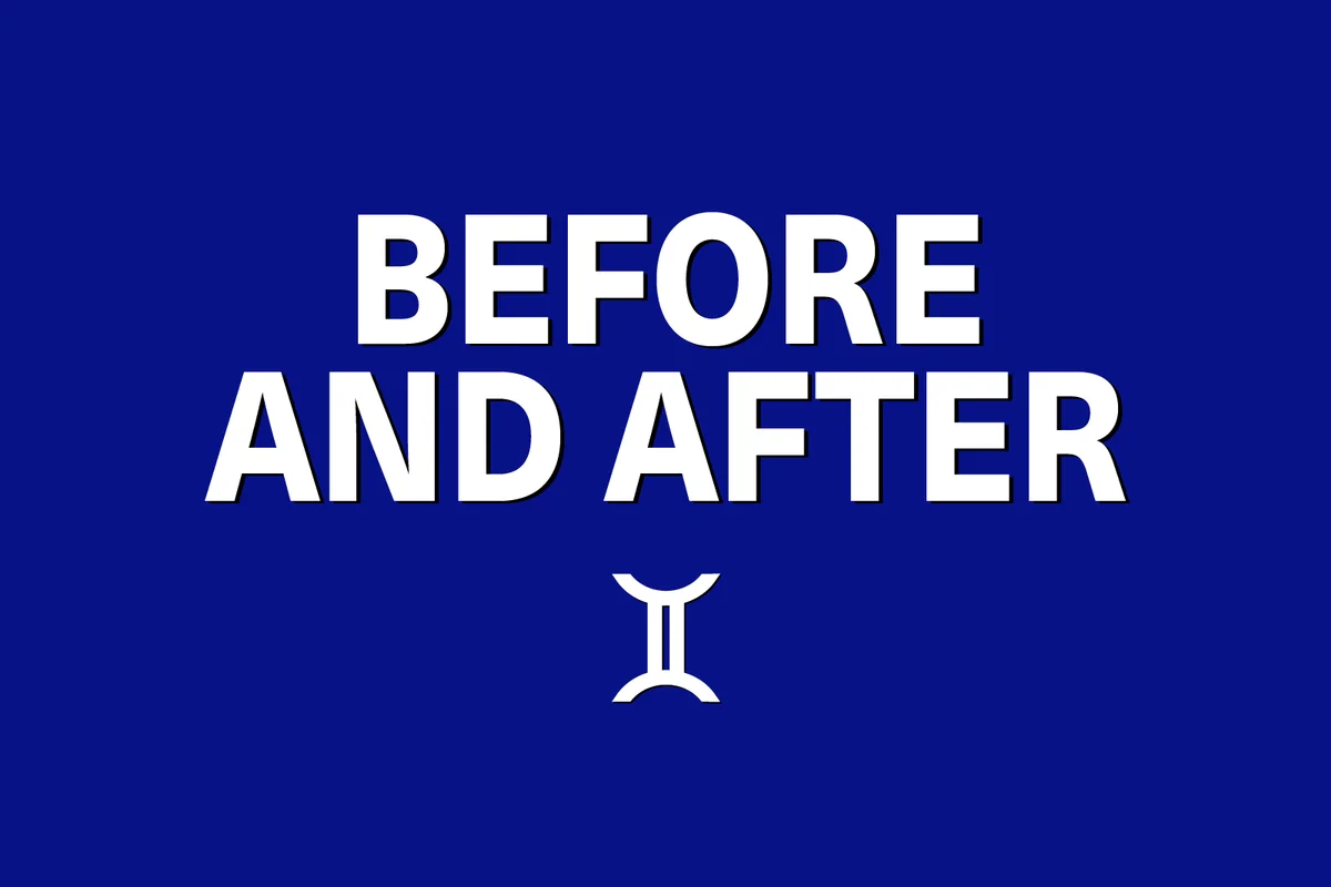 Gemini: Before and After