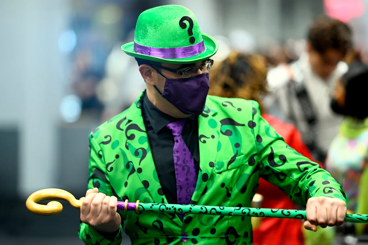 Riddler cosplayer