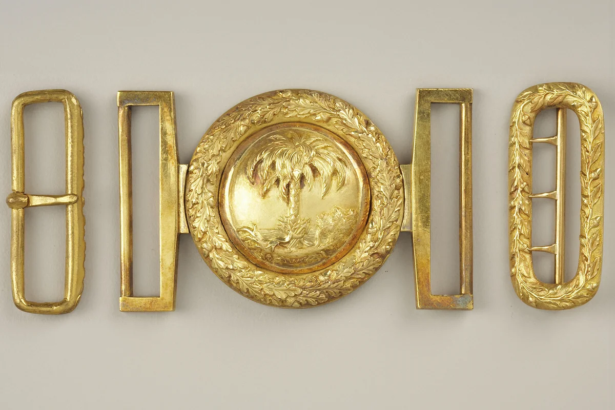 Confederate General Wade Hampton's Solid Gold Belt Buckle