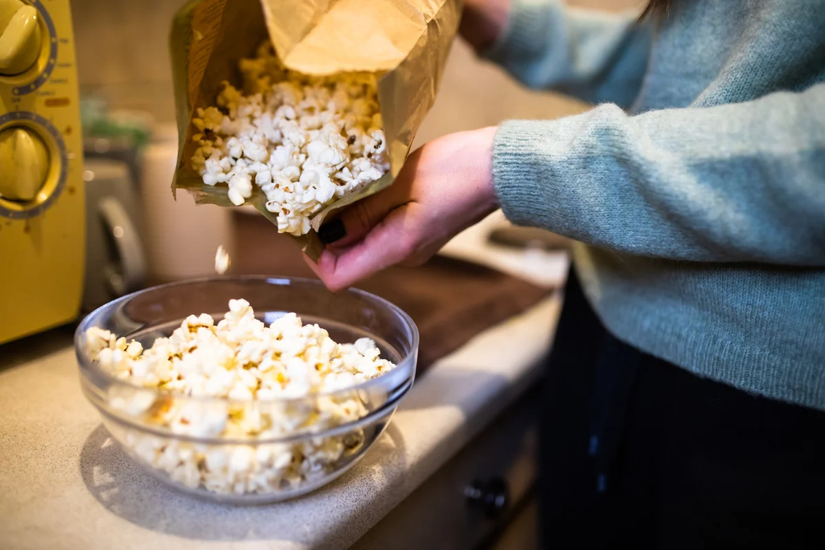 microwave popcorn