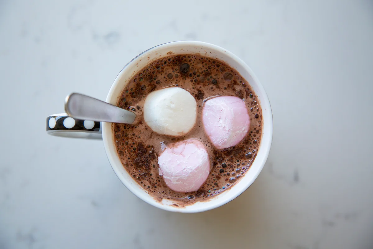 Ancho Reyes hot chocolate