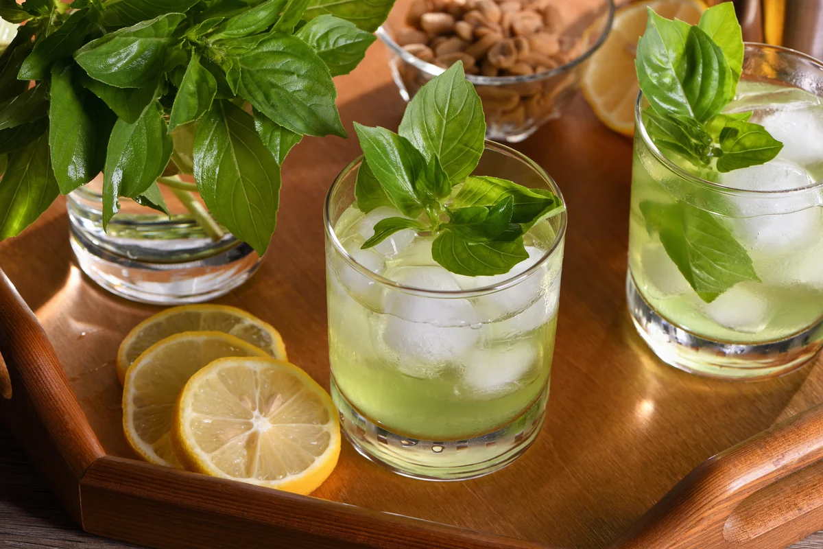 Ancho Reyes gimlet
