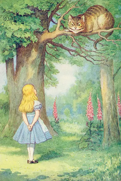 Alice and the Cheshire Cat