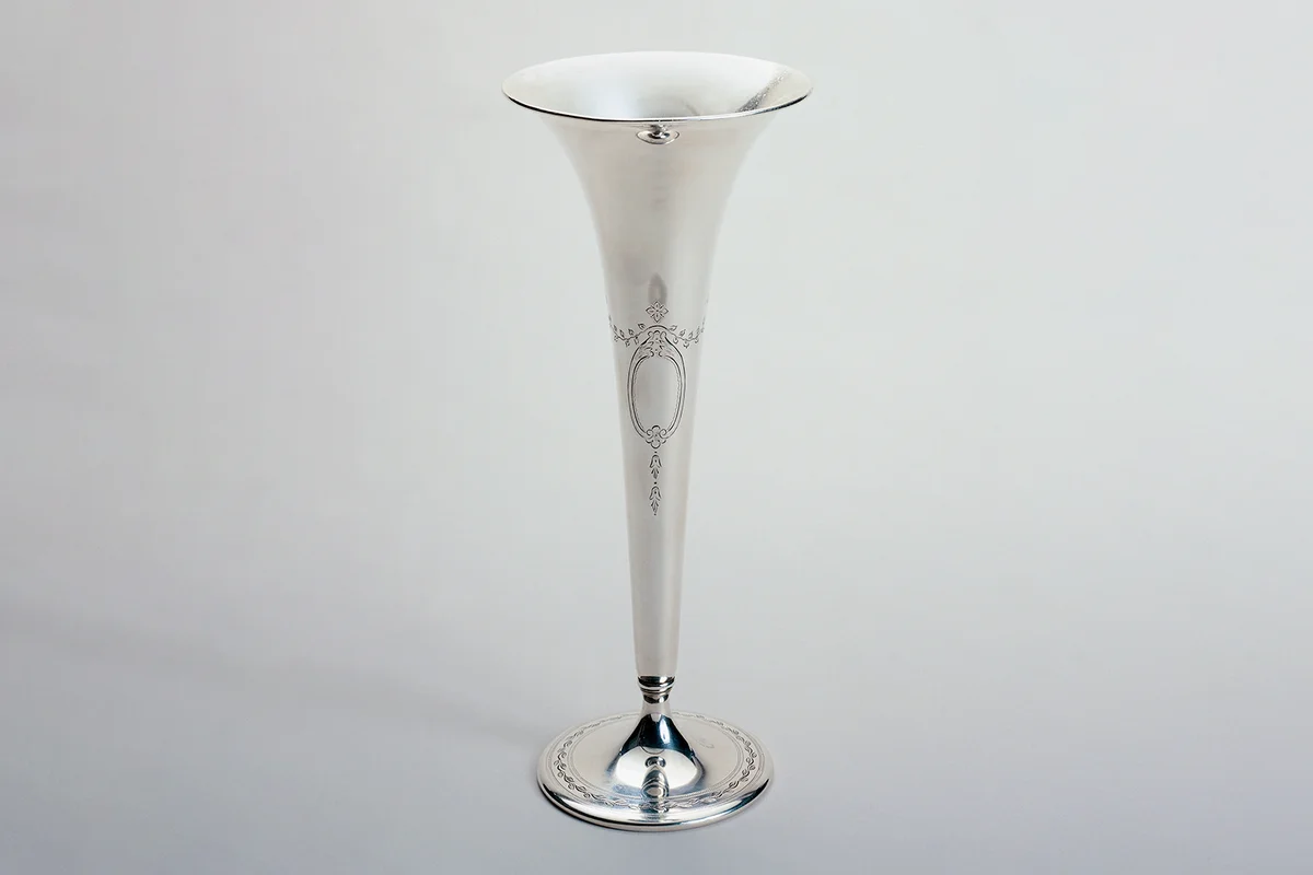 Vase, Tiffany manufacture, 925 sterling silver