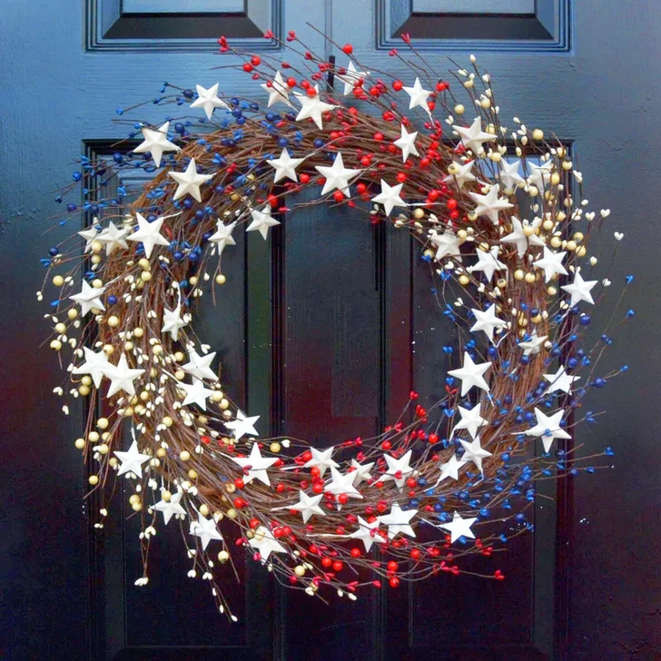 Fourth of July Wreath