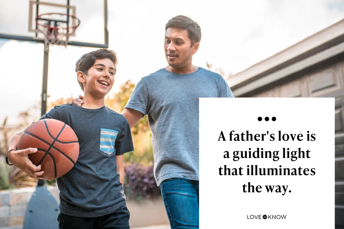 Father and son after the basketball match on back yard