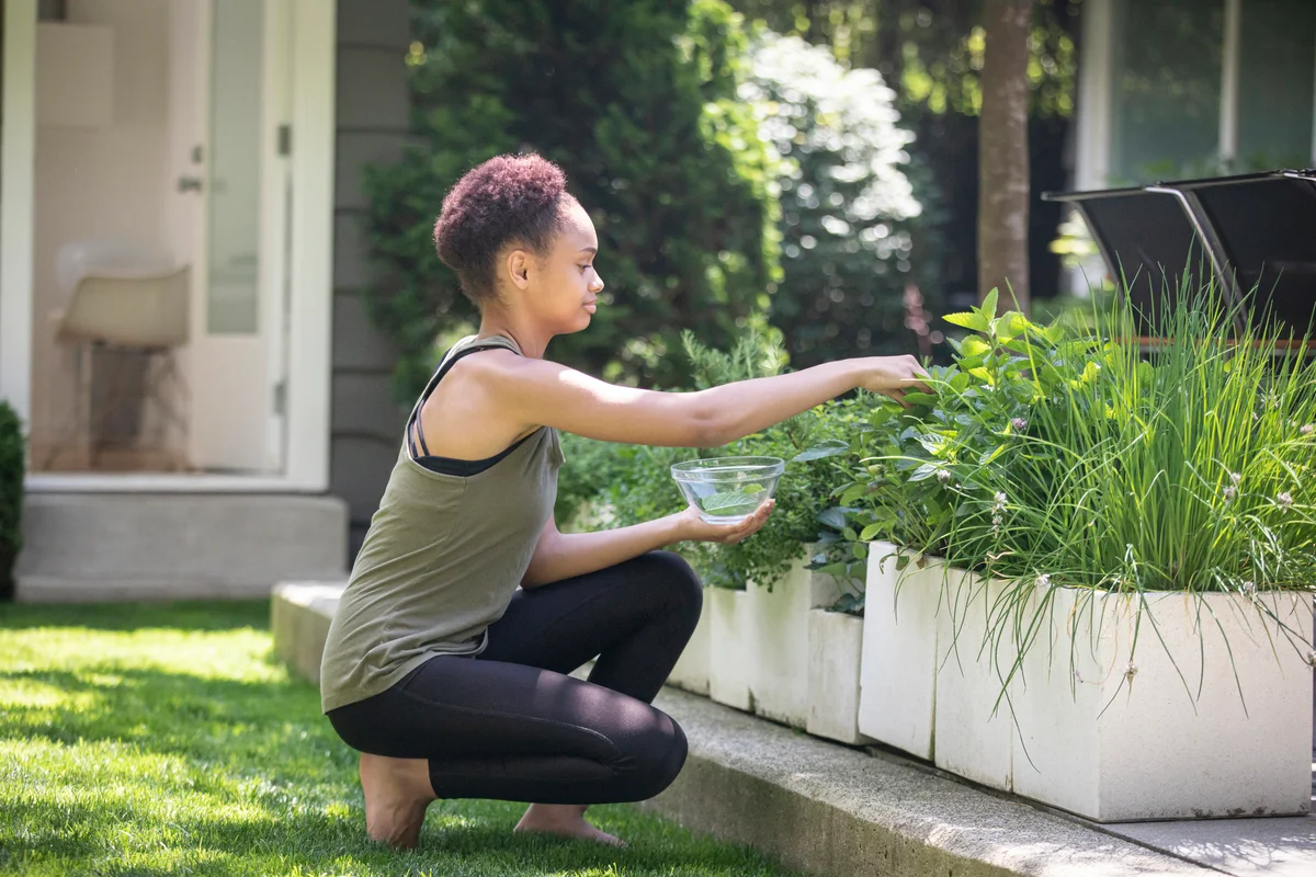 teen gardening
