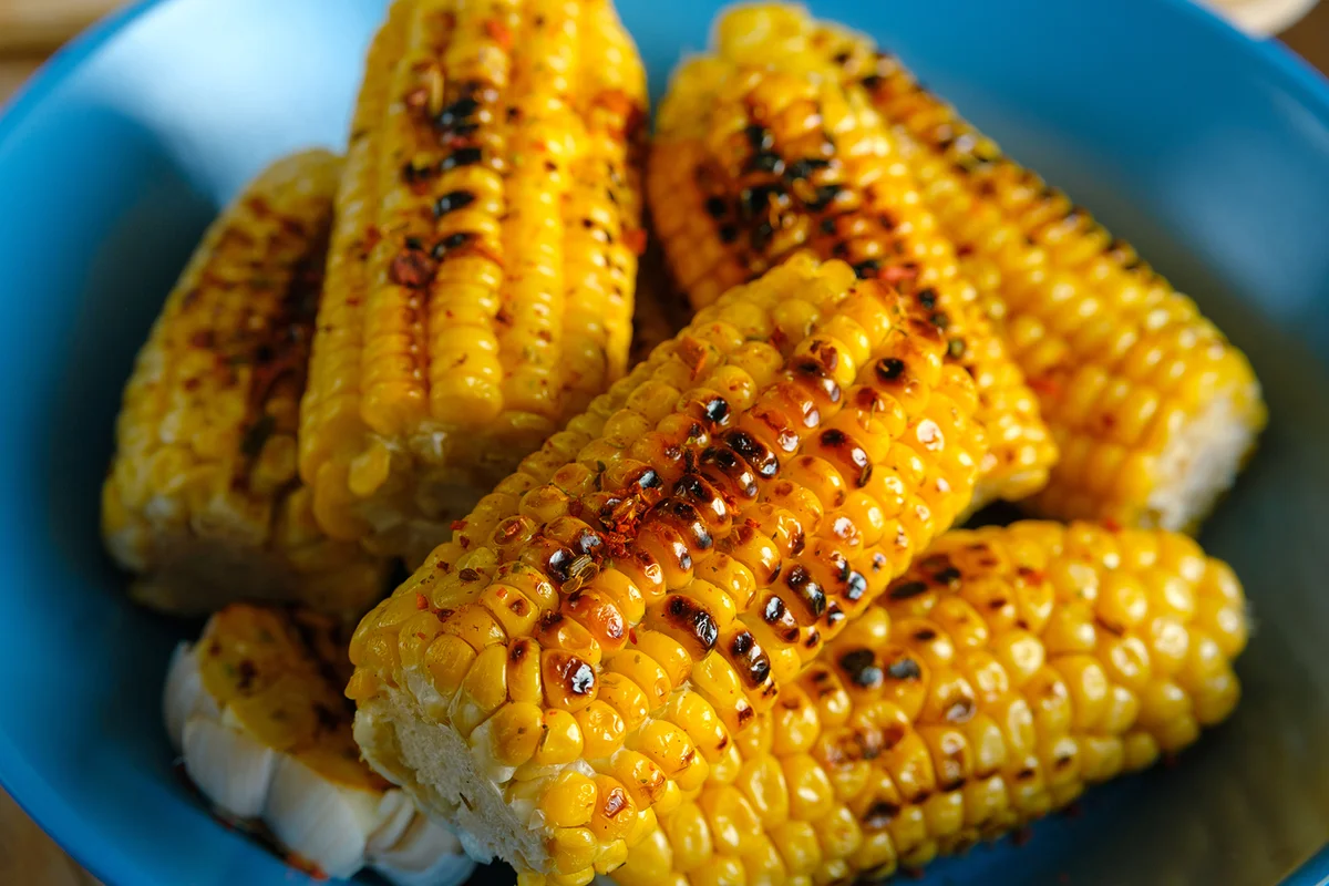 corn roasted on the grill