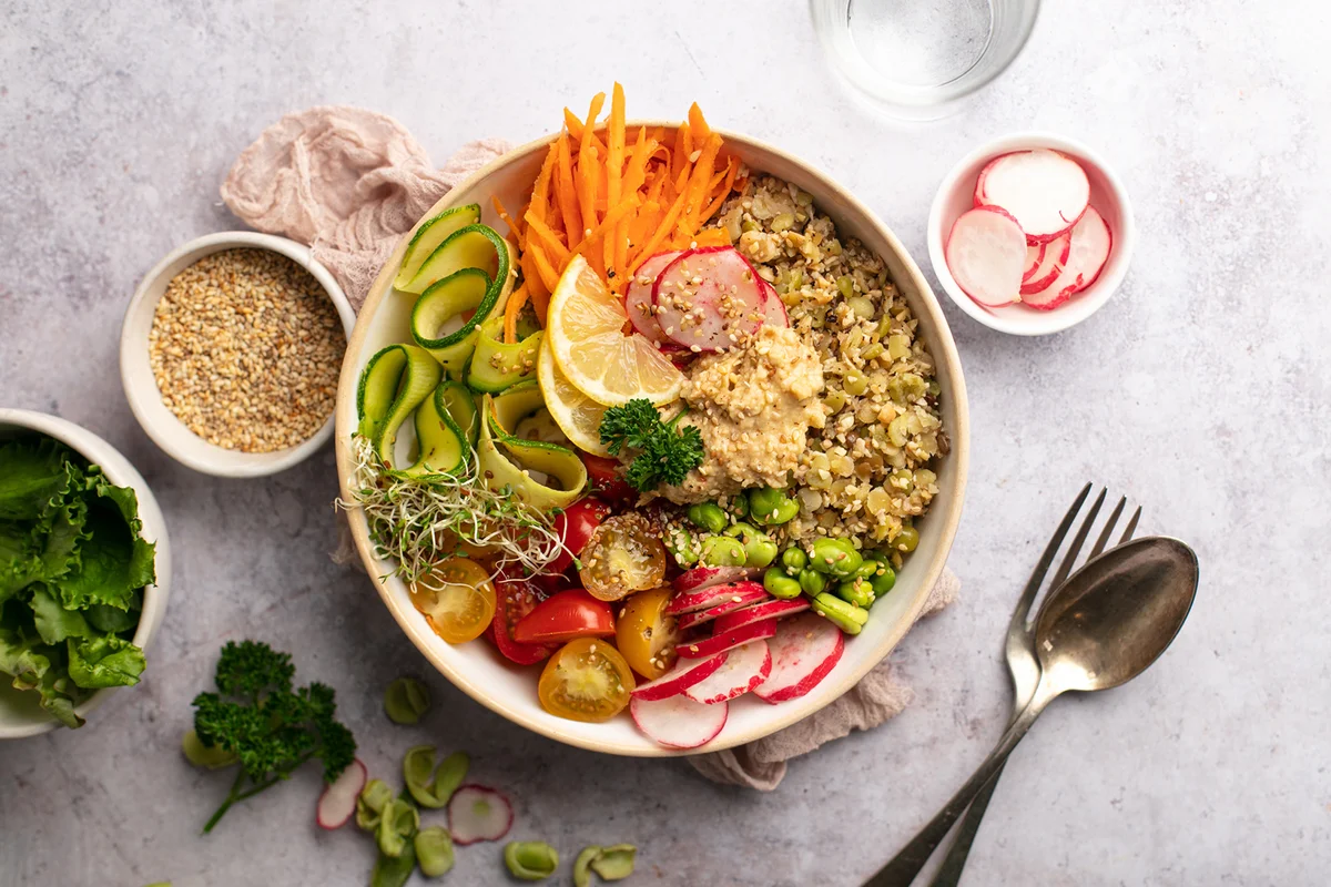 Buddha bowl with vegetables
